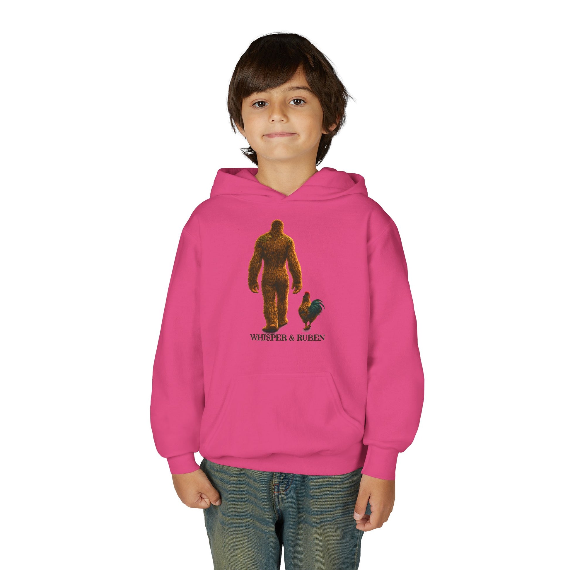 Whisper & Ruben Youth Heavy Blend Hooded Sweatshirt