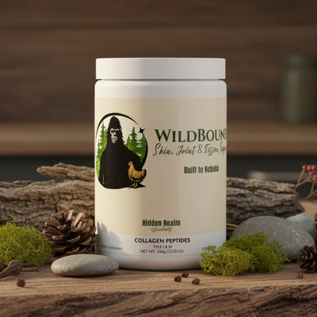 WildBound Collagen Peptides Type I & III Supplement (350g, 12.3oz) - Hidden Realm Essentials