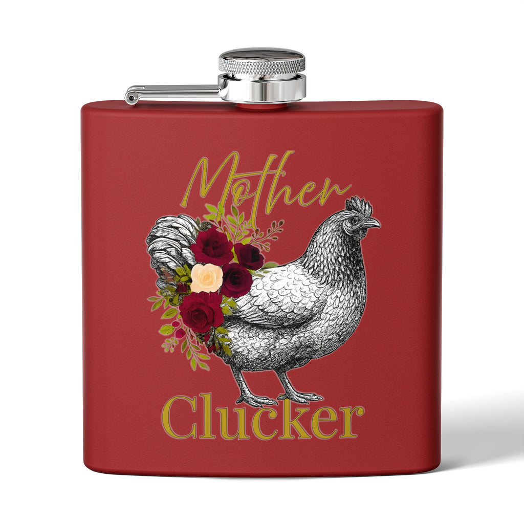 Mother Clucker – Stainless Steel Flask