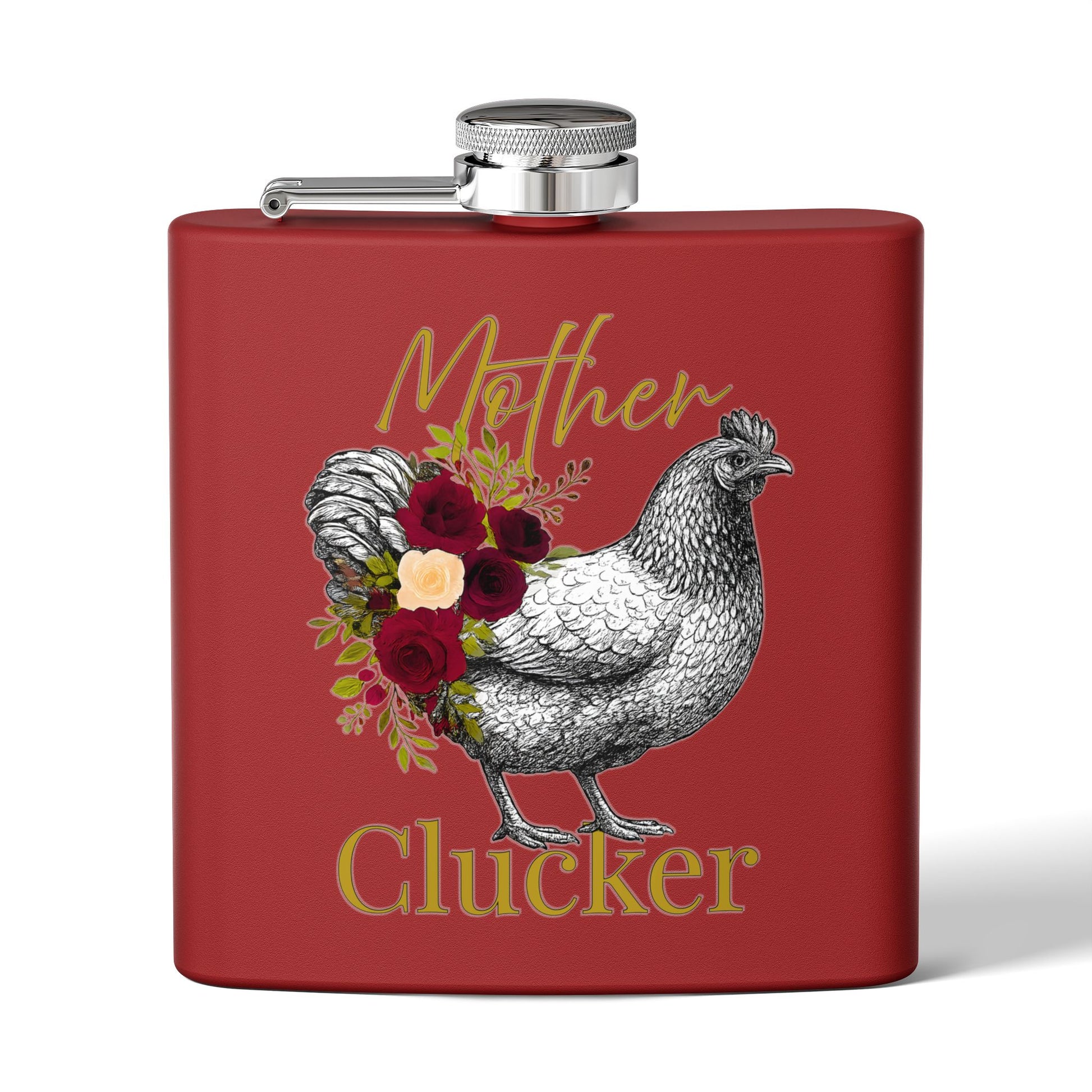 Mother Clucker – Stainless Steel Flask