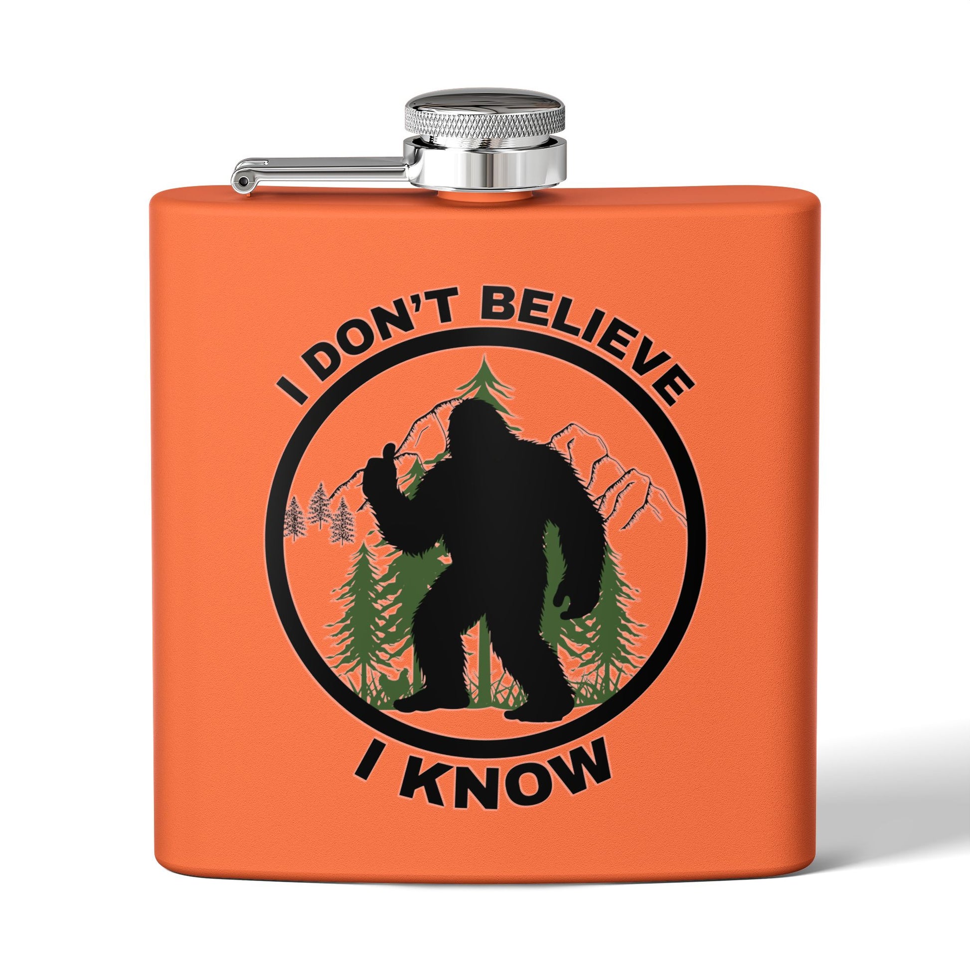 I Don’t Believe Stainless Steel Flask
