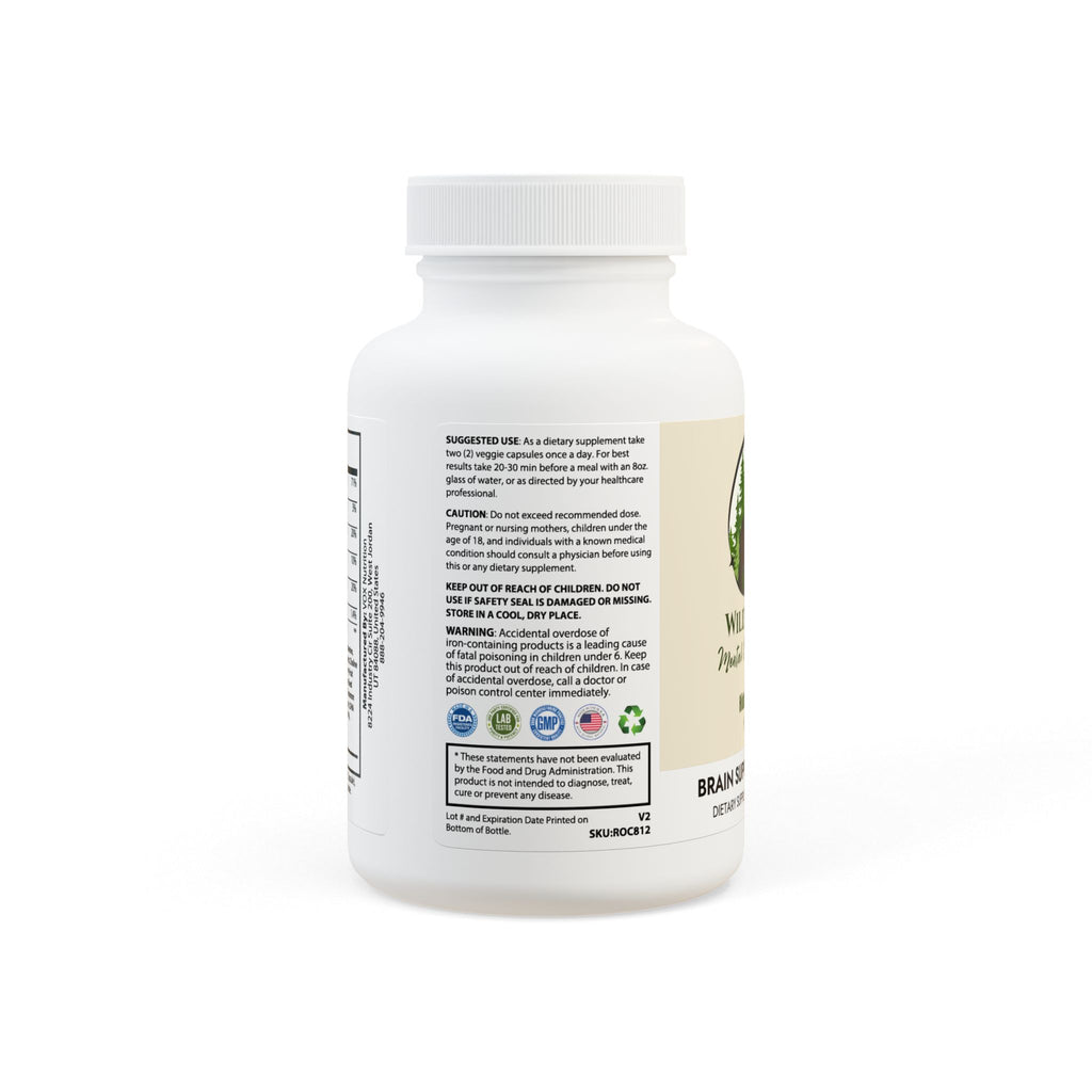 WildBound Brain Support Complex Supplement (60 Capsules) - Hidden Realm Essentials