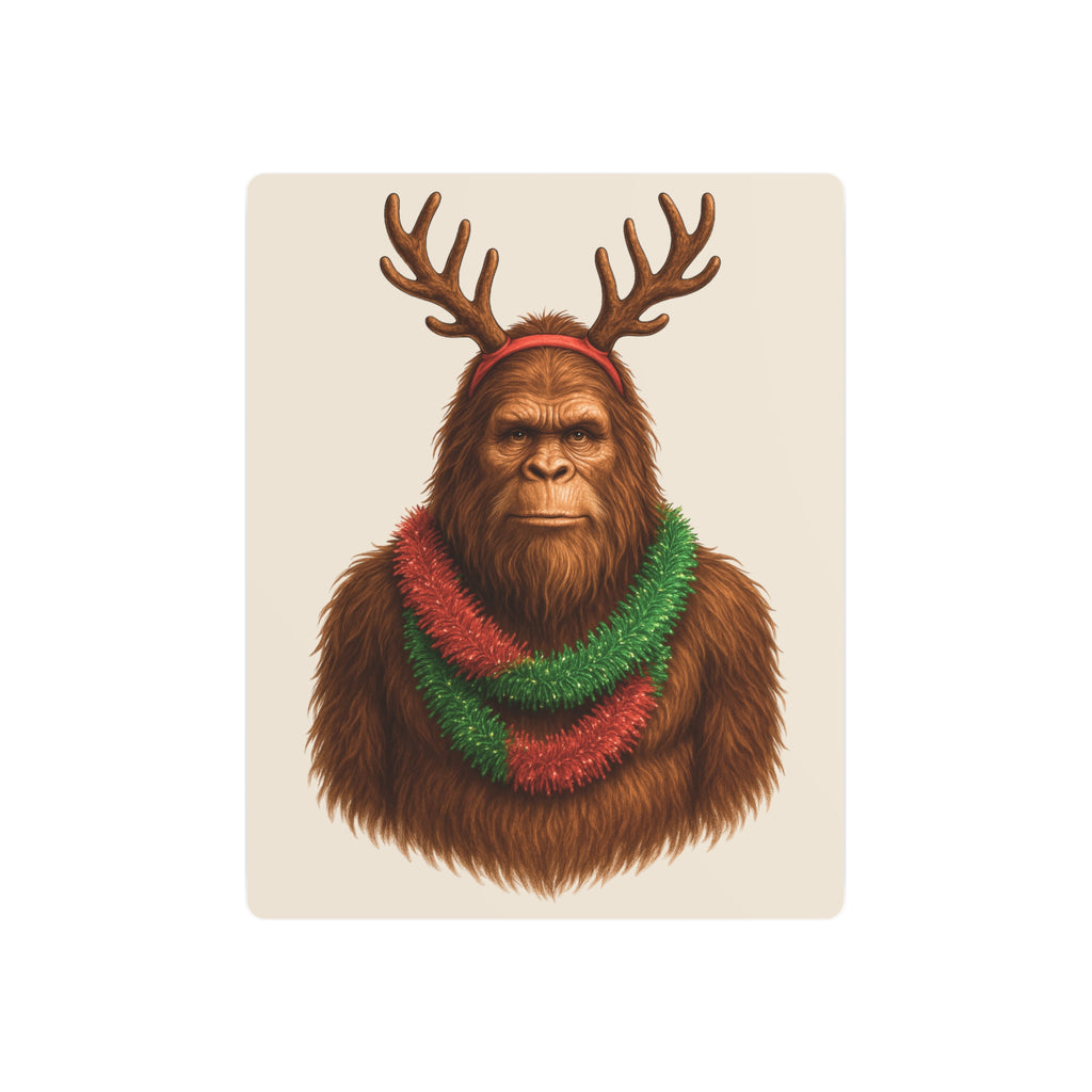 Reindeer Squatch – Metal Wall Art Sign