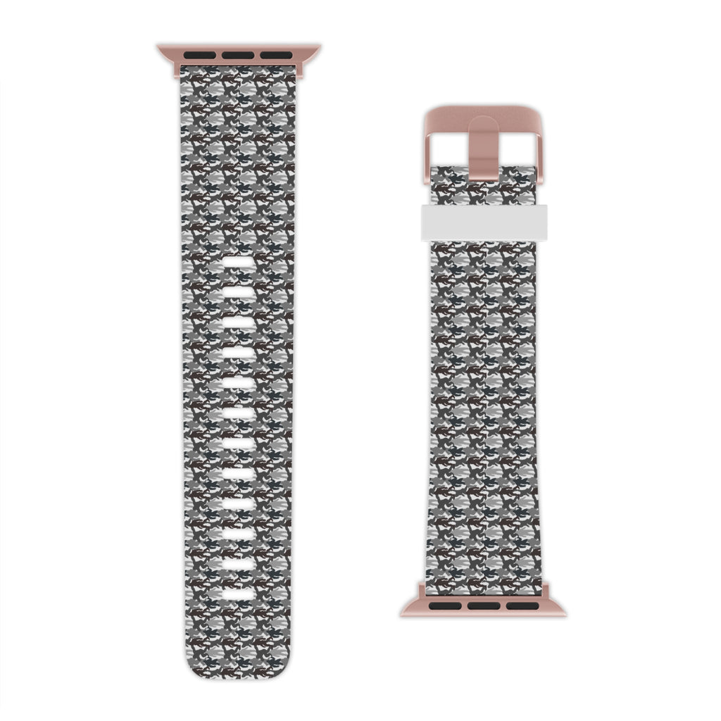 Shadow Stalker Camo – Stealth Edition Watch Band in white
