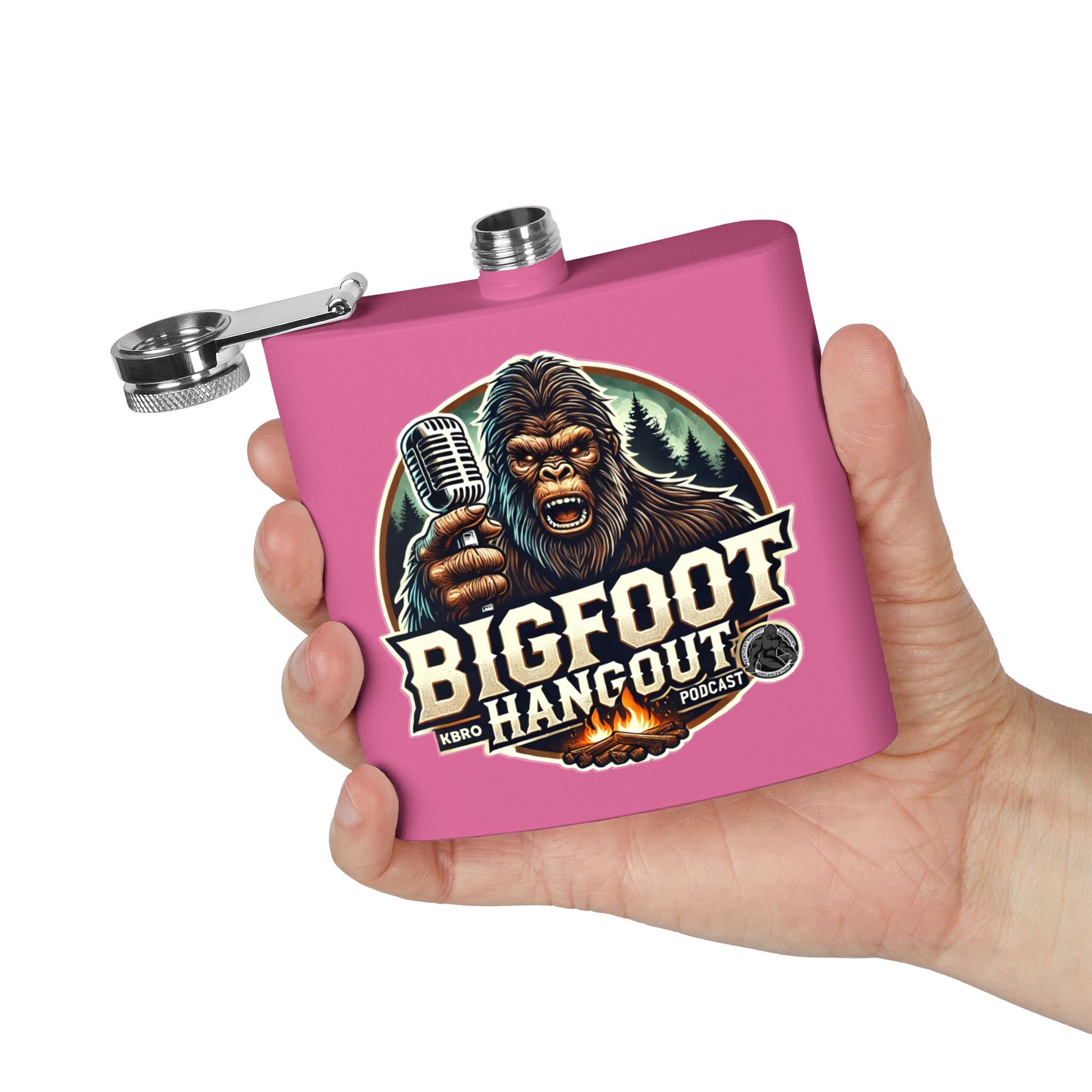 The Bigfoot Hangout – Stainless Steel Flask