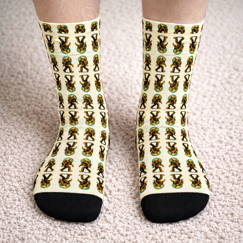 The WanderSquatch Crew Socks