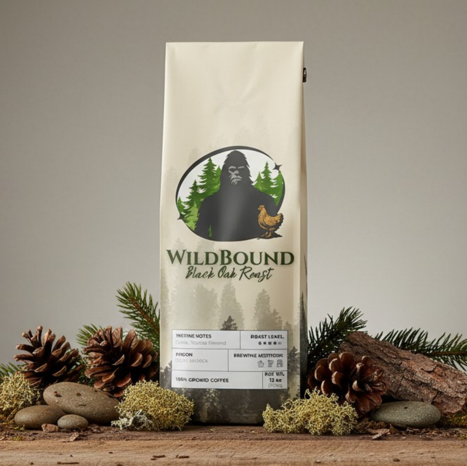 WildBound Black Oak Roast Coffee Blend (Medium-Dark Roast) - Hidden Realm Essentials