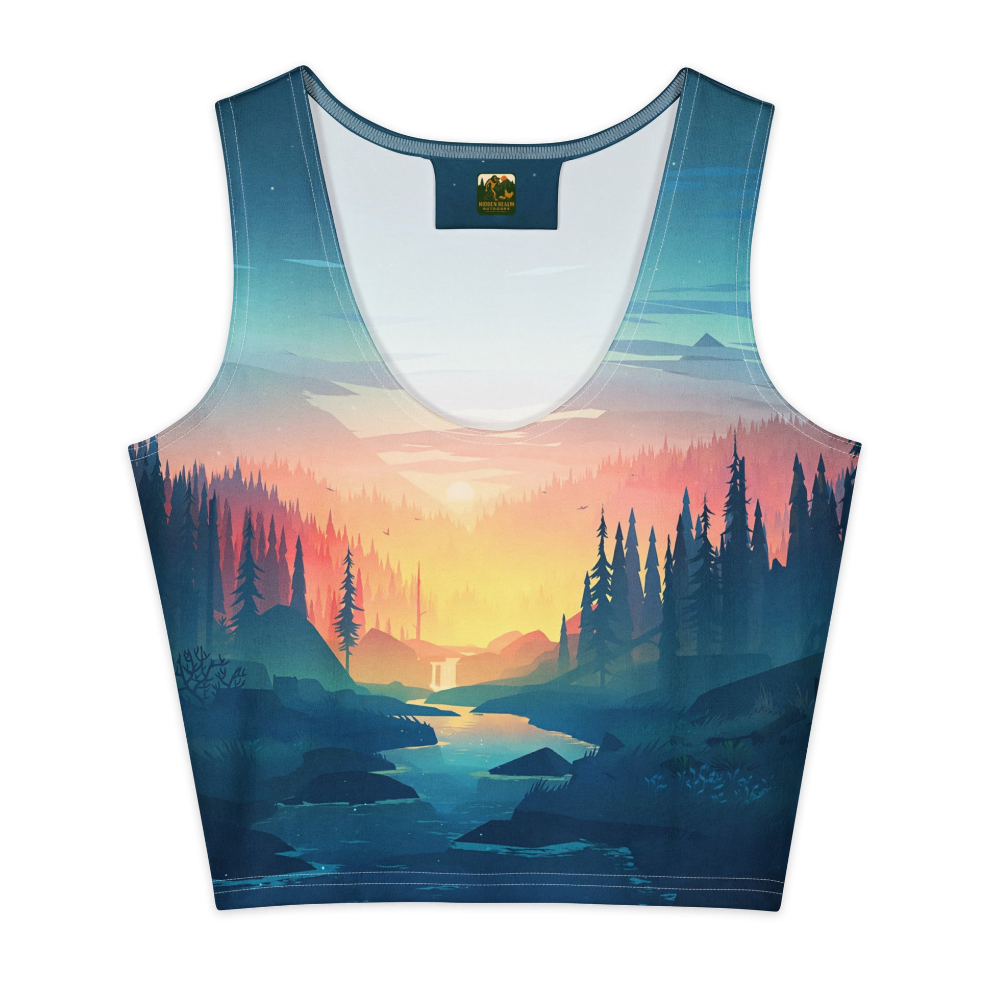 Forbidden Forest Cotton Crop Top