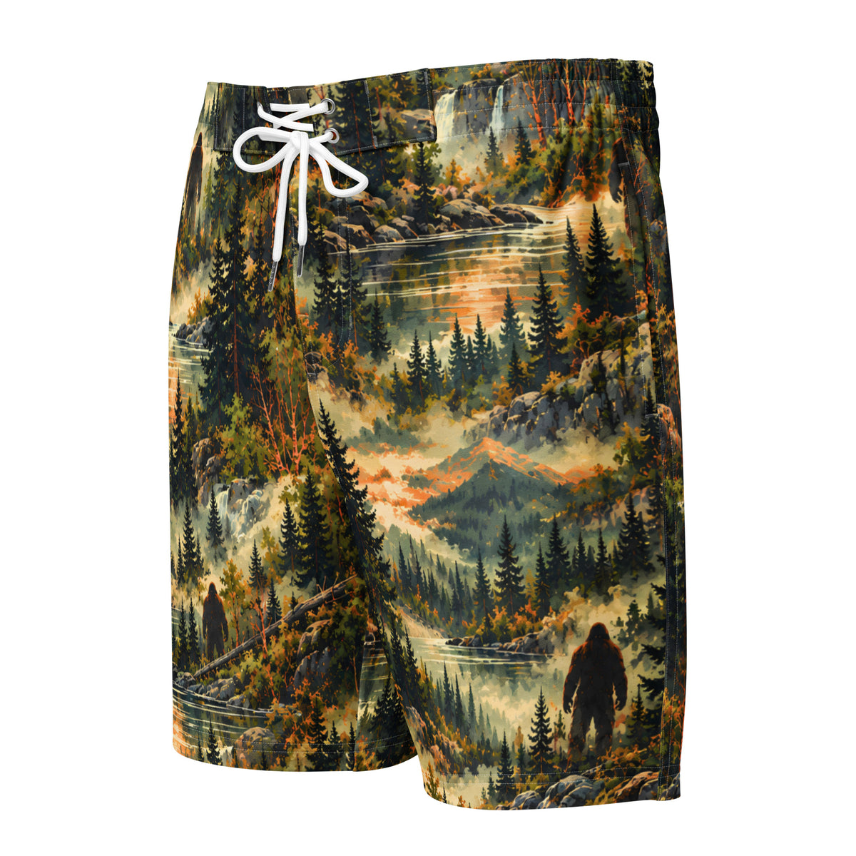 Into the Hidden Realm Bigfoot Men's Board Shorts
