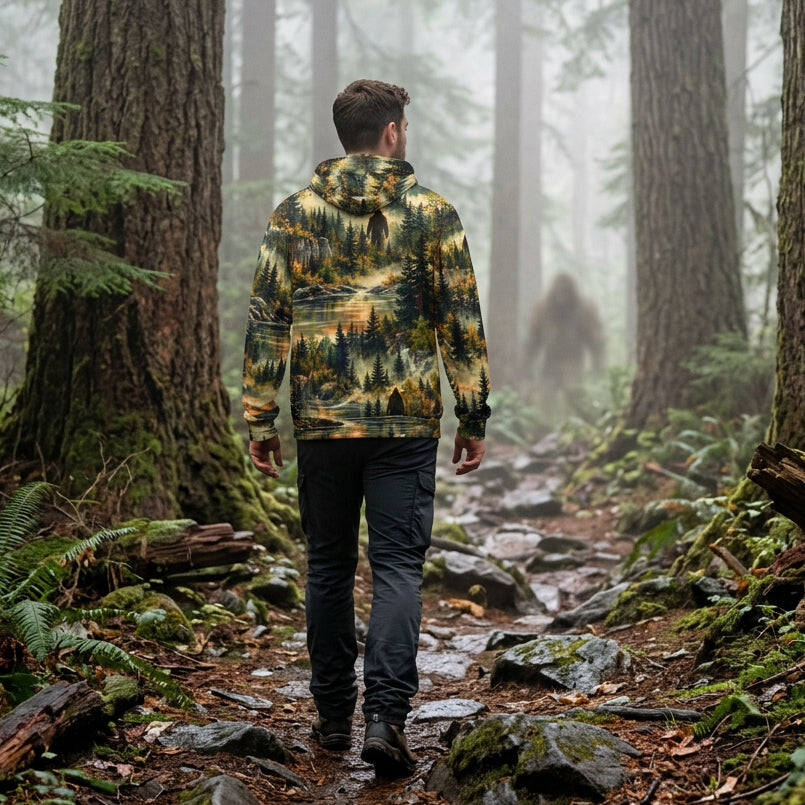 Into the Hidden Realm Bigfoot Heavyweight Oversized Hoodie