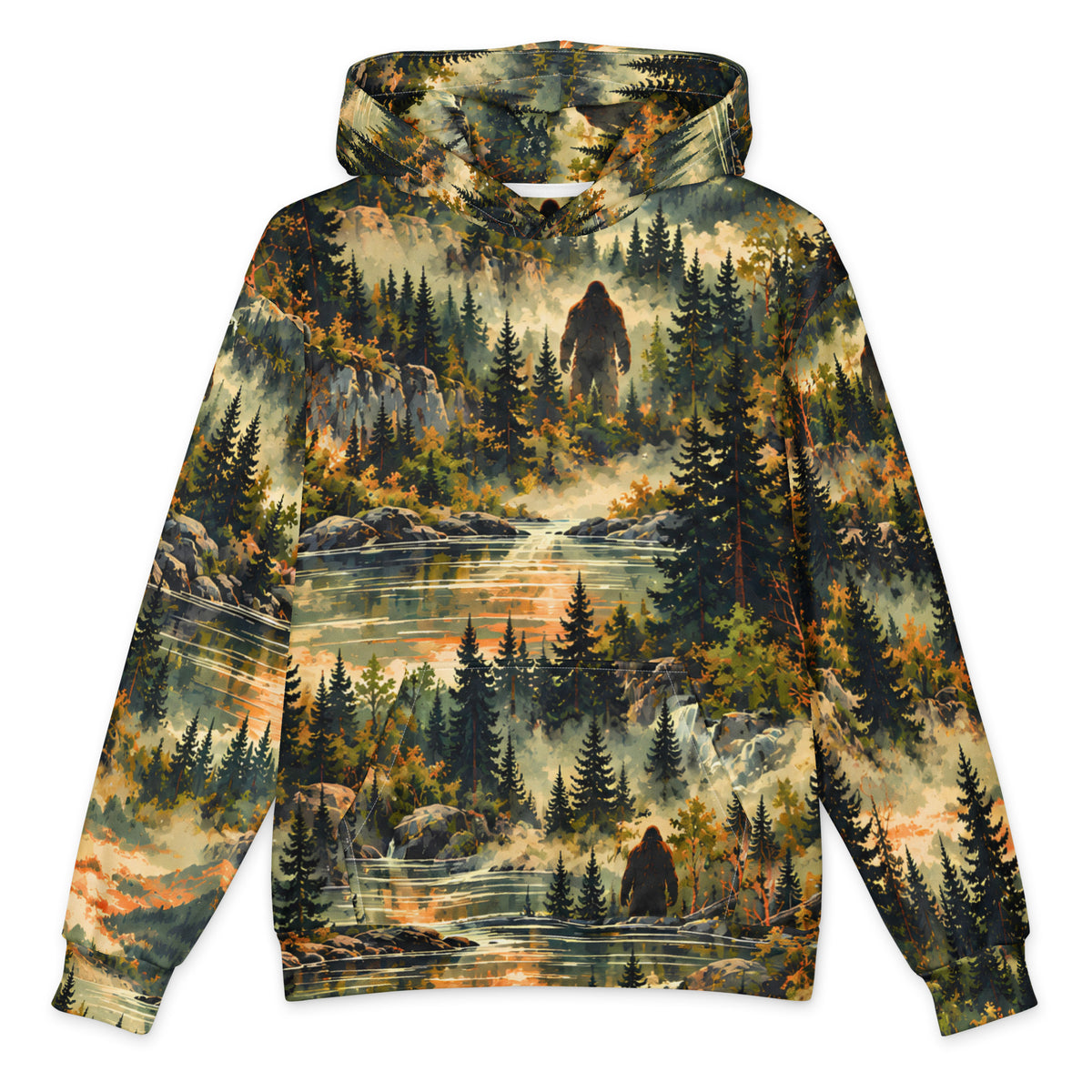 Into the Hidden Realm Bigfoot Heavyweight Oversized Hoodie