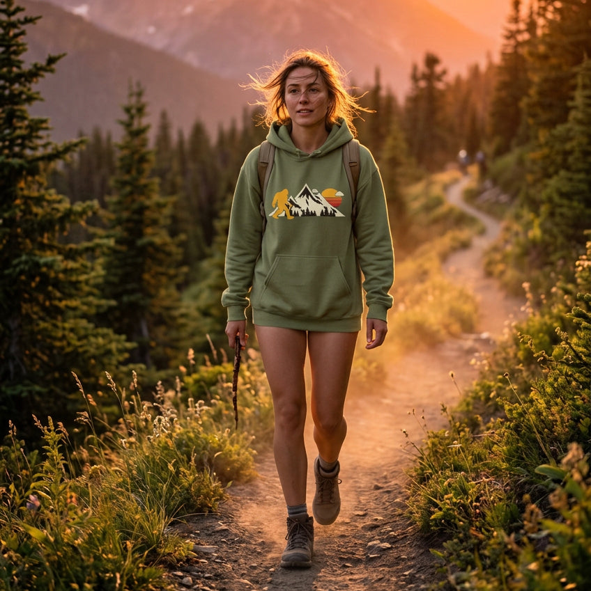Sunset Cruiser Bigfoot Unisex Hoodie