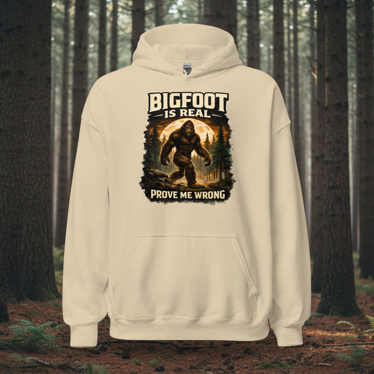 Bigfoot Is Real Unisex Hoodie